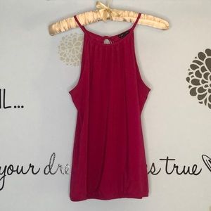 EXPRESS Fuchsia Tie-up Top